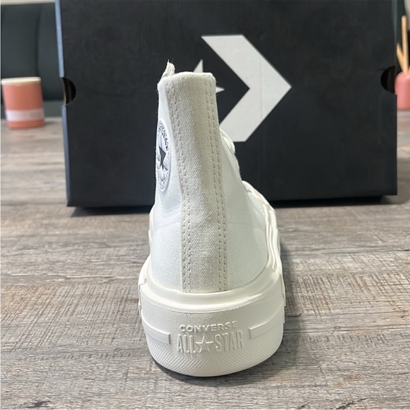 Converse All Star Platform High Tops - Cream - Picture 5 of 11